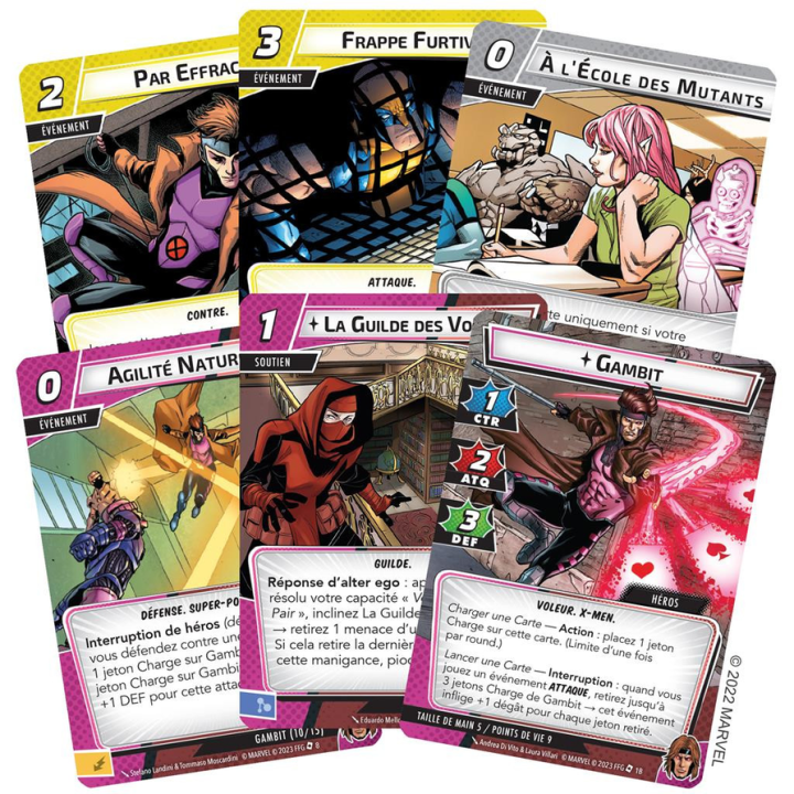 Jeux de société - Extension -  Marvel Champions : Le Jeu de Cartes - Gambit