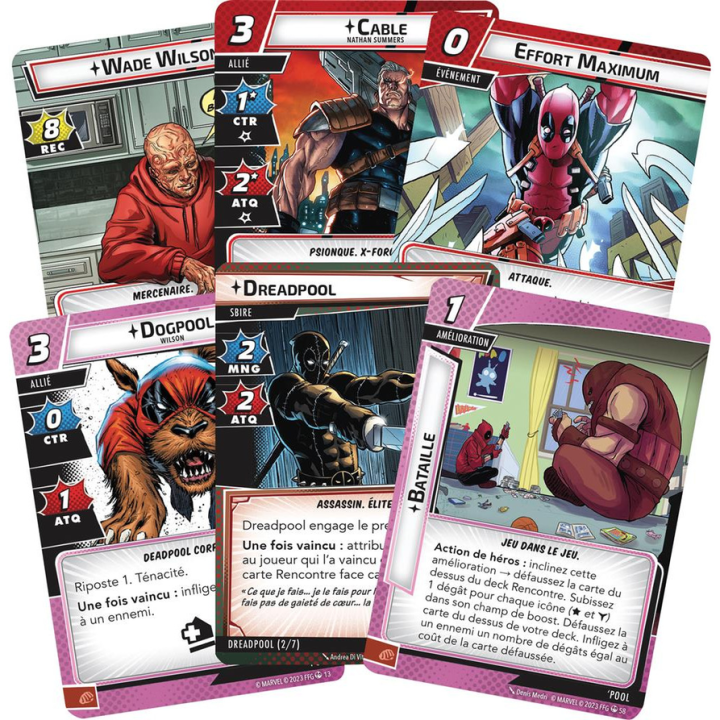Jeux de société - Extension  -  Marvel Champions : Le Jeu de Cartes - Deadpool