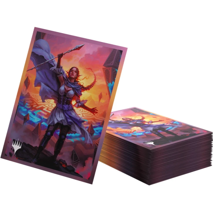 Accessoire - Magic The Gathering - 100 Protège-Cartes - Magic : Réalité Fracturée - Nissa Leyline Tamer