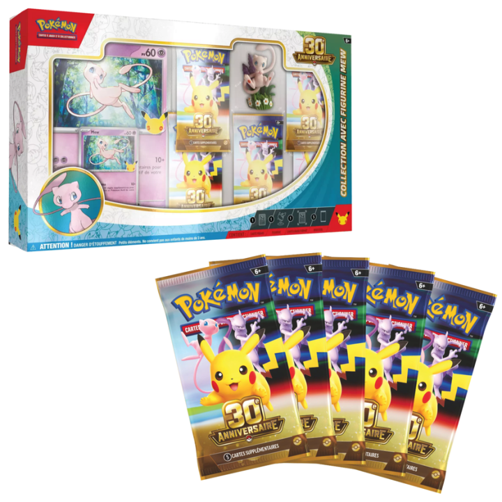 PROCHAINEMENT : Pokémon - Coffret Figurine Mew Célébration : 30 ans