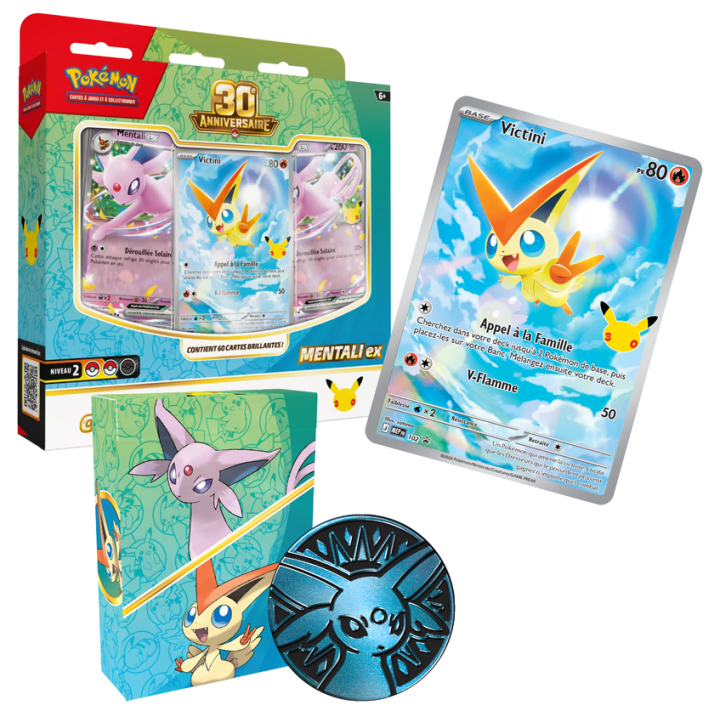 PROCHAINEMENT : Pokémon - Deck du Dresseur Mentali Célébration : 30 ans