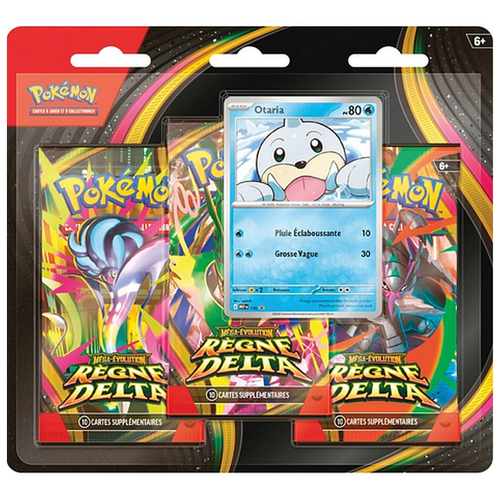 PROCHAINEMENT : Pokémon - Tripack Méga-évolution : Règne Delta ME06 - Otaria