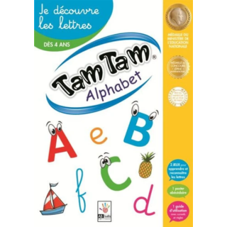 Jeux de société - Tam Tam - Le coffret : Tam Tam Alphabet - Je découvre les lettres - Le coffret