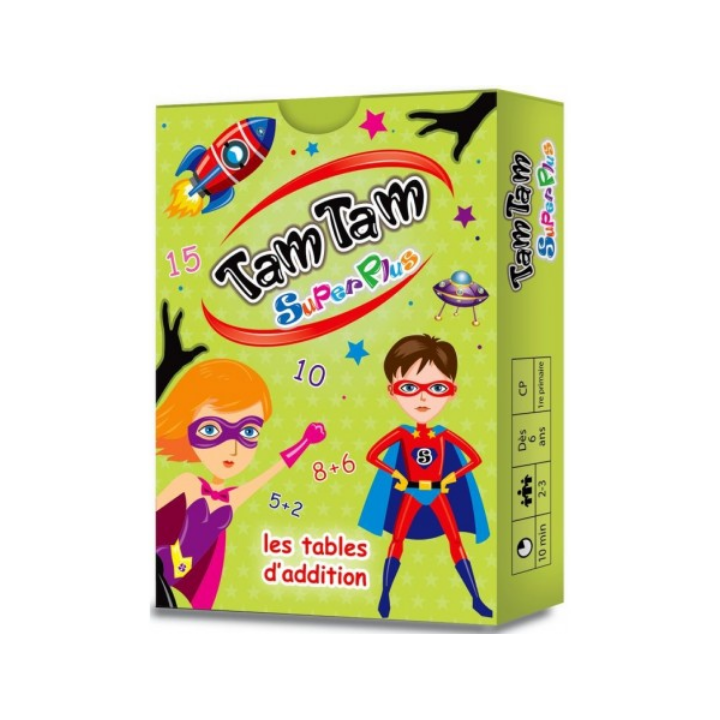 Jeux de société - Tam Tam -Superplus - Les Tables d'addition