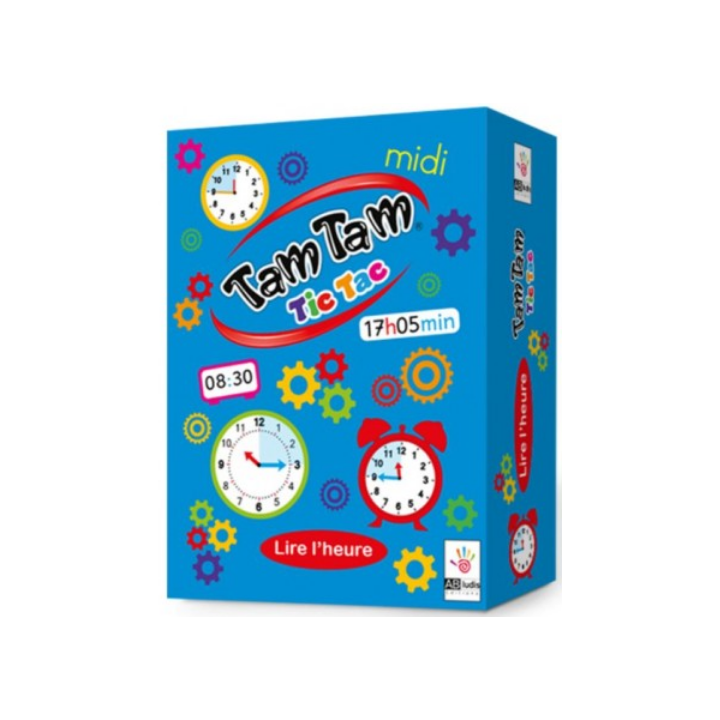 Jeux de société - Tam Tam - Tic Tac - Lire l'Heure