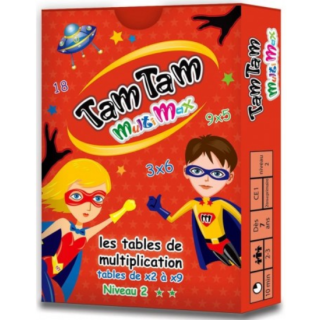 Jeux de société - Tam Tam Multi - Max : Les Tables de Multiplications Niveau 2
