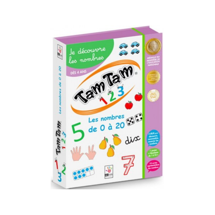Jeux de société - Tam Tam Safari - Le coffret : Je Découvre Les Nombres