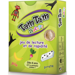 Jeux de société - Tam Tam Safari : Jeu de Lecture et de Rapidité