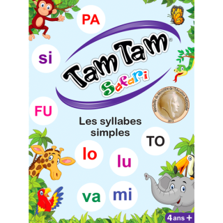 Jeux de société - Tam Tam Safari : Les Syllabes Simples
