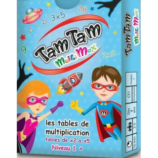Jeux de société - Tam Tam -Multimax Niveau 1: Les Tables de Multiplications