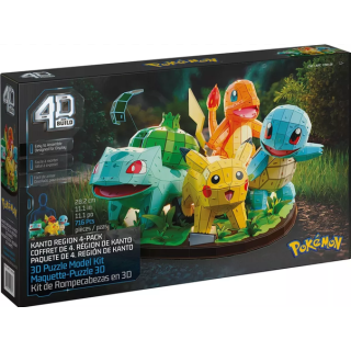 Puzzle - 4D Build Pokémon - Diorama Région Kanto