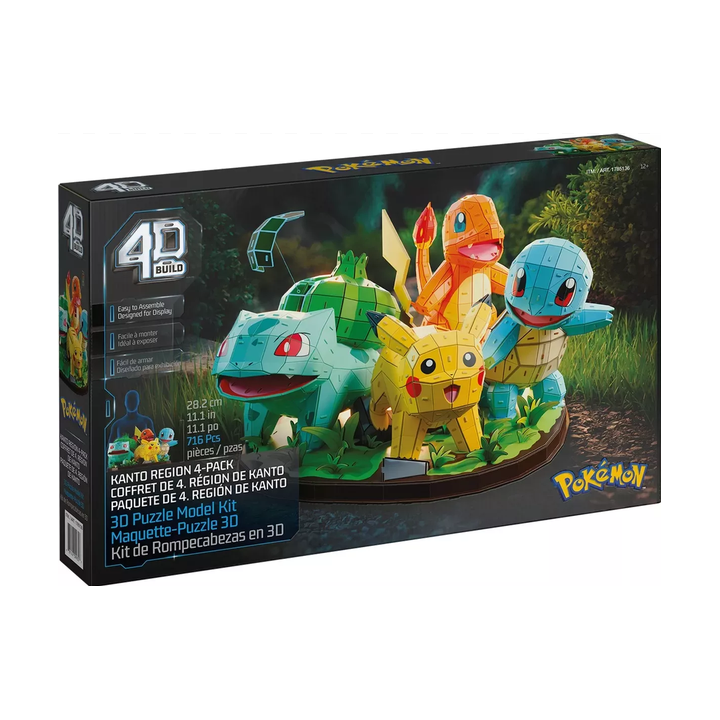 Puzzle - 4D Build Pokémon - Diorama Région Kanto