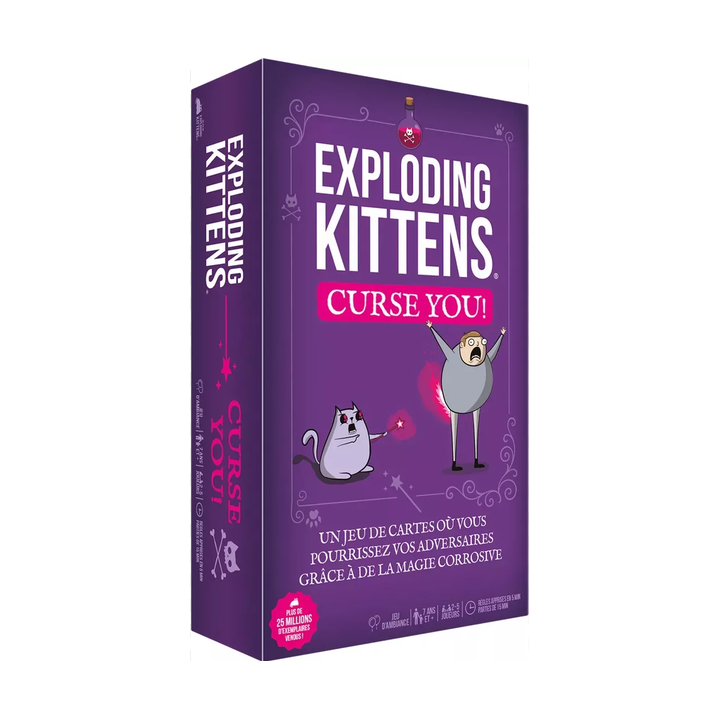 Jeux de société - Exploding Kittens - Curse You !