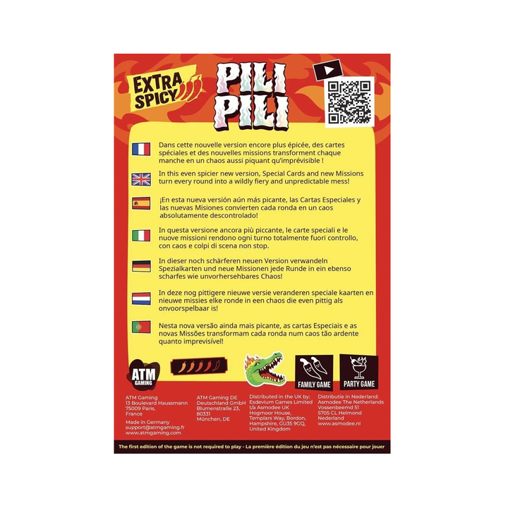 Jeux de société - Pili Pili Extra Spicy