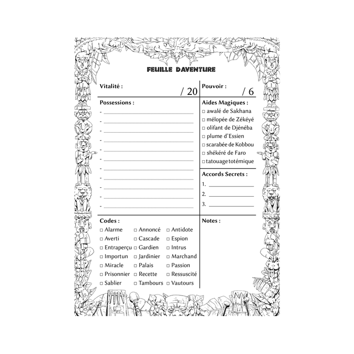 Jeux de rôle - Conte du Griot Céleste