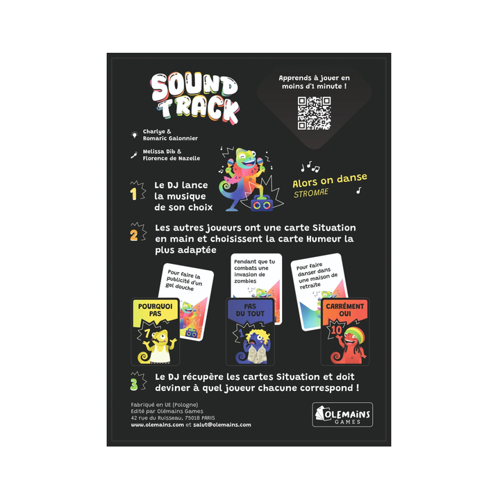 Jeux de société - Soundtrack