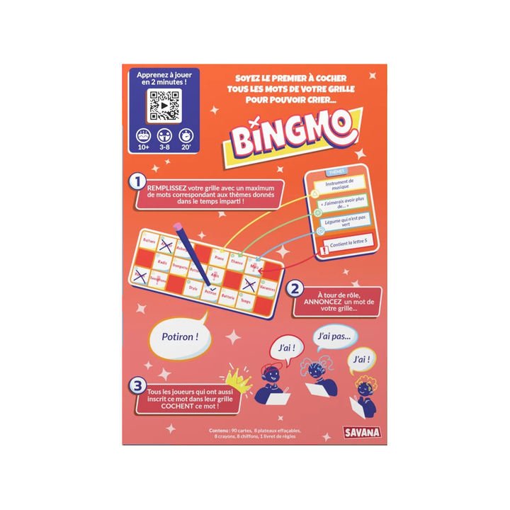 Jeux de société - Bingmo