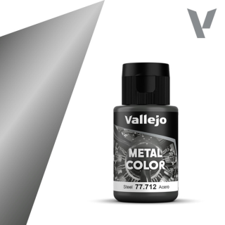 Vallejo peinture acrylique - Metal Color: Steel - Acero