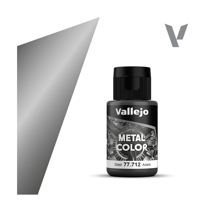 Vallejo peinture acrylique - Metal Color: Steel - Acero