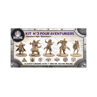 Figurine à peindre Hydra Production : Kit n°3 pour Aventuriers