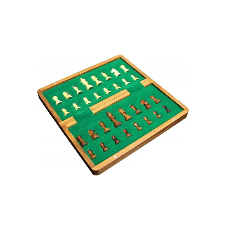 Jeux de société - Jeu d'échecs pliable 38 cm en Acacia n°3