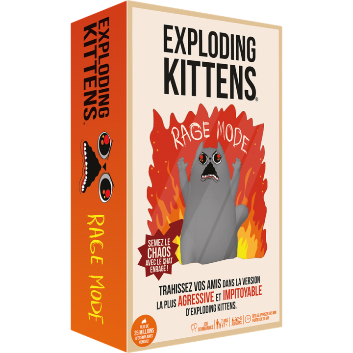 Jeux de société - Exploding Kittens : Rage Mode