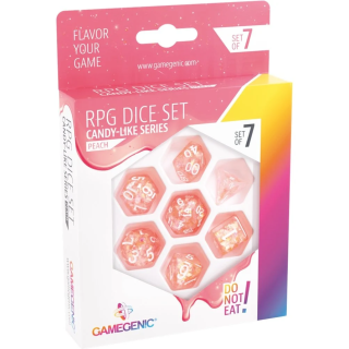 Set de 7 dés - Candy-like Series - Peach