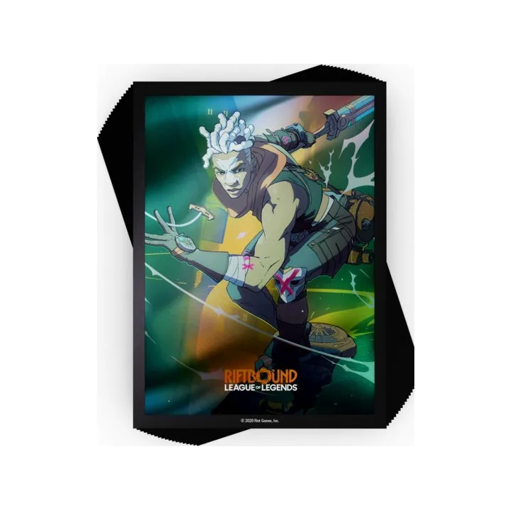 Protège-cartes illustré - Riftbound : League of Legends Radiance - 100 Art Sleeves : Ekko
