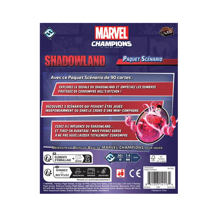 Jeux de société - Marvel Champions : Le Jeu de Cartes - Shadowland