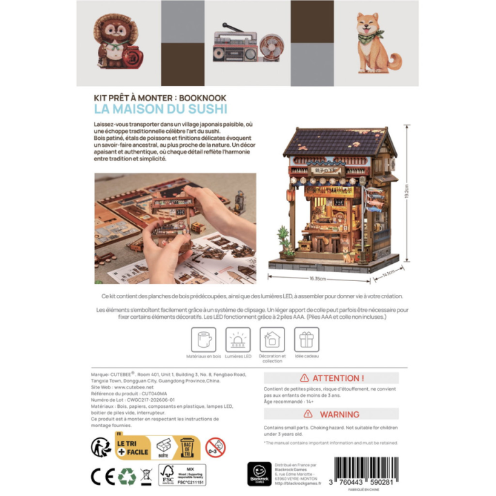 Booknook - La Maison du Sushi