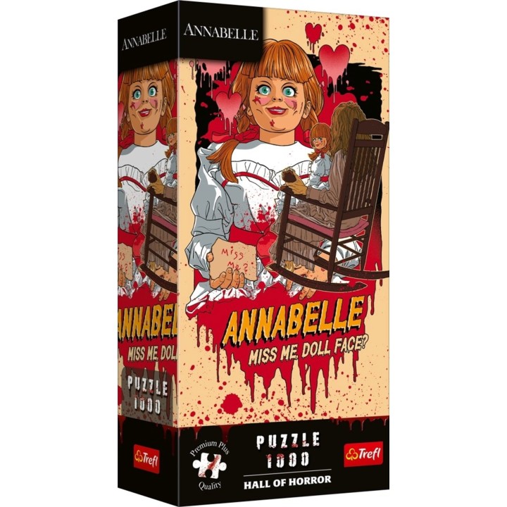 Puzzle Trefl - Hall of Horror : Annabelle – 1000 pièces