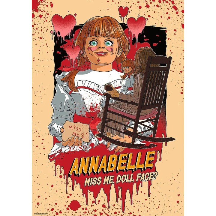 Puzzle Trefl - Hall of Horror : Annabelle – 1000 pièces