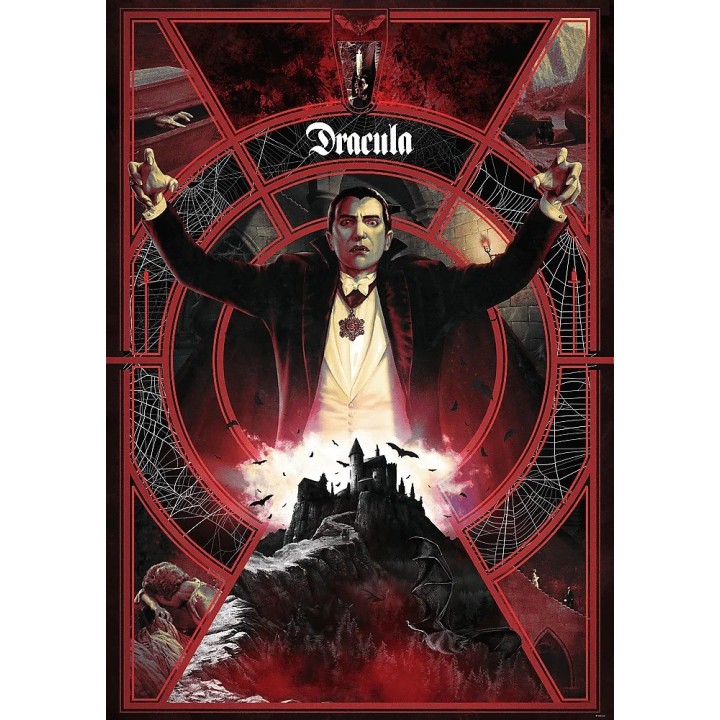 Puzzle Trefl - Hall of Horror : Dracula - 1000 pièces