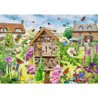 Puzzle Trefl - Tea Time : Une Maison pour les Abeilles - 1000 pièces