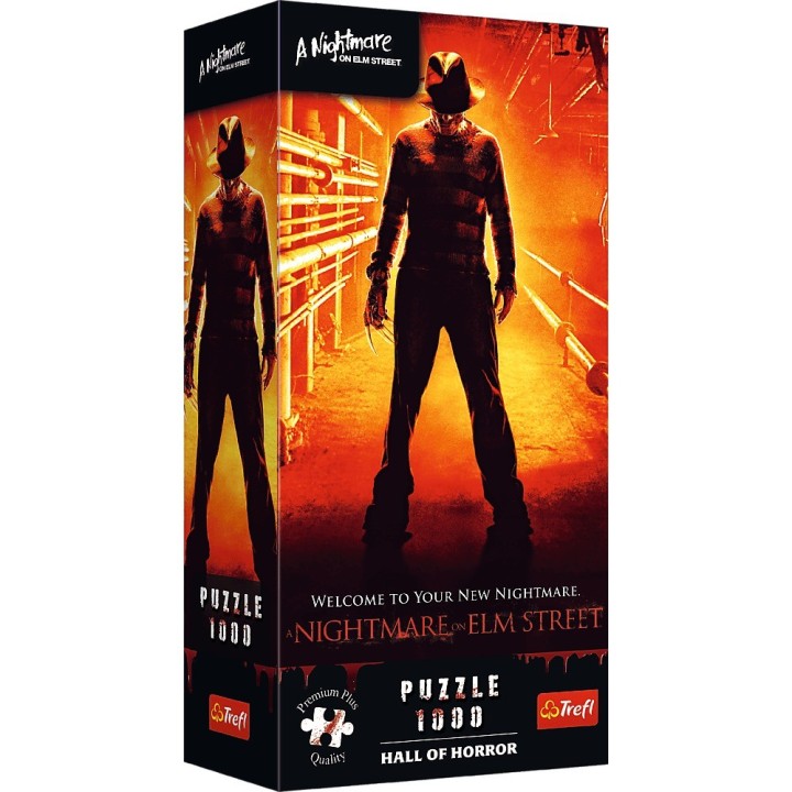 Puzzle Trefl - Hall of Horror : Les Griffes de la Nuit (A Nightmare on Elm Street) - 1000 pièces