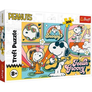 Puzzle Trefl - Le Monde Rigolo des Peanuts - 300 pièces