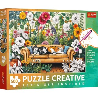 Puzzle Trefl - Creative : Cat Orangery - 500 pièces
