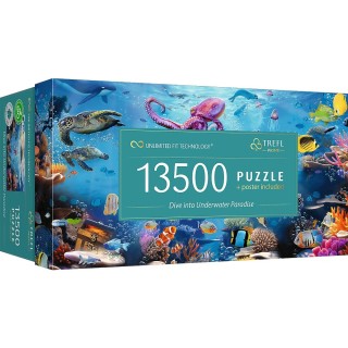 Puzzle Trefl - Plongée au Paradis Sous-Marin - 13500 pièces