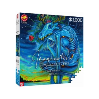 Puzzle Good Loot - Kamil Jakóbczak : Le Loup Blanc - 1000 pièces