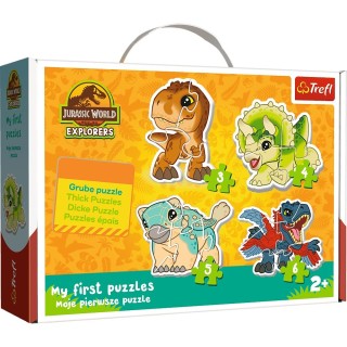 Puzzle Trefl - Baby Classic : Jurassic World - 3, 4, 5 et 6 pièces