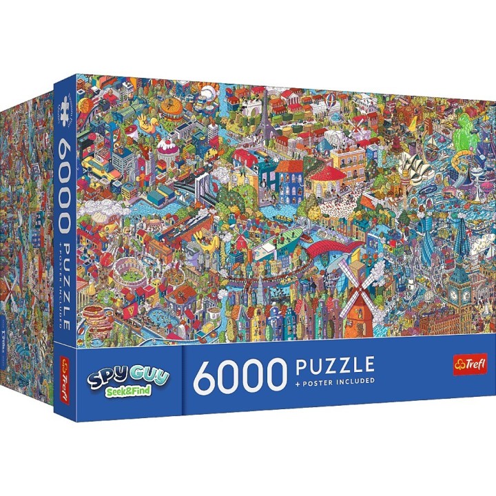 Puzzle Trefl - Kazstudio : La Famille Treflik - 6000 pièces