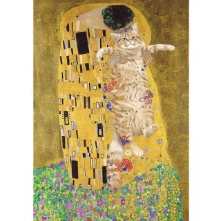Puzzle Trefl - Purrfect Kiss : Le Baiser Parfait - 1000 pièces