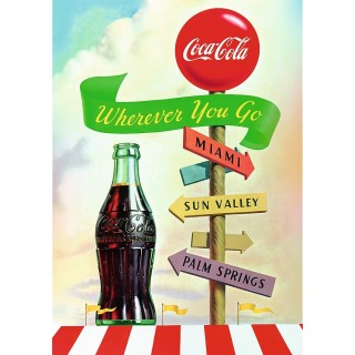 Puzzle Trefl - Coca-Cola : Wherever You Go - 1000 pièces