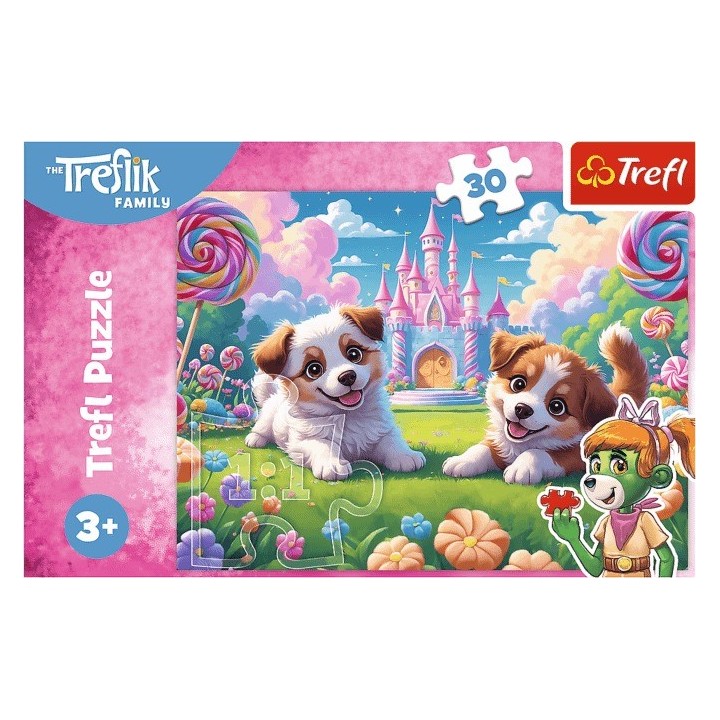 Puzzle Trefl - Les Trefliks et les Chiots - 30 pièces