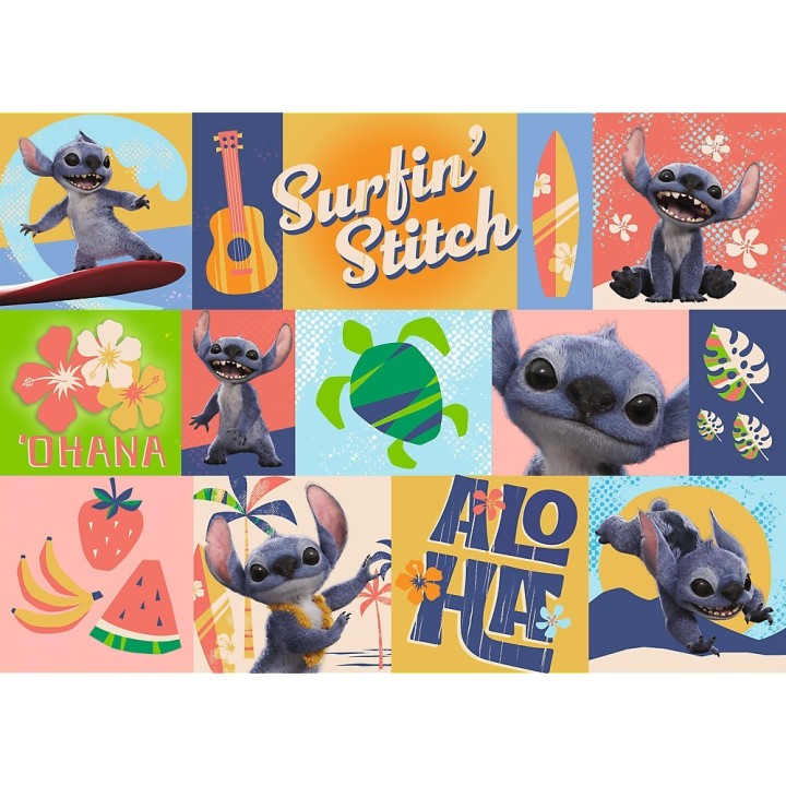 Puzzle Trefl - Lilo & Stitch : Aventures Hawaïennes - 200 pièces