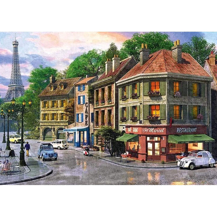 Puzzle Trefl - Dominic Davison : Rue de Paris - 6000 pièces