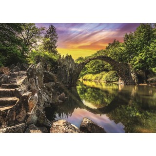 Puzzle Trefl - Pont de Rakotz, Allemagne - 1000 pièces