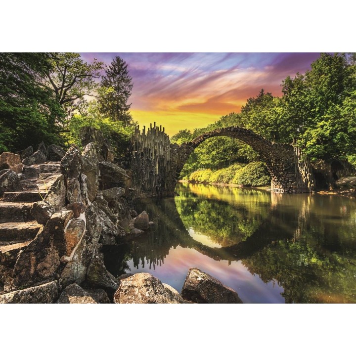 Puzzle Trefl - Pont de Rakotz, Allemagne - 1000 pièces