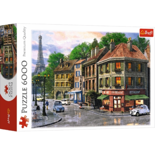 Puzzle Trefl - Dominic Davison : Rue de Paris - 6000 pièces