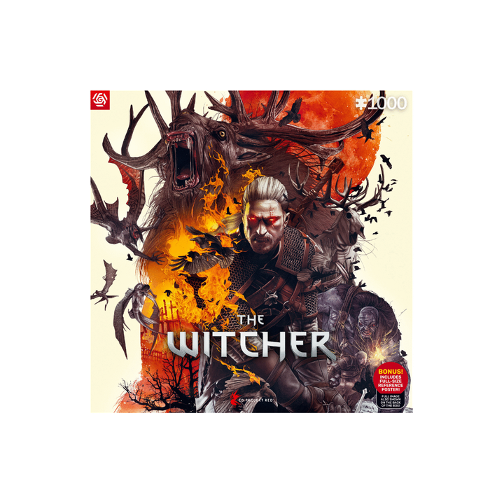 Puzzle Good Loot - Gaming Puzzle Series : The Witcher Monsters - 1000 pièces